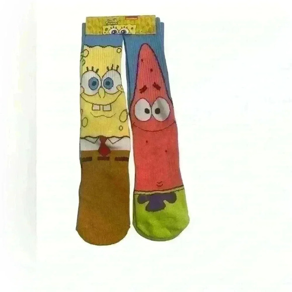 NWT Unisex Sponge Bob Nickelodeon   Socks. - Picture 1 of 1